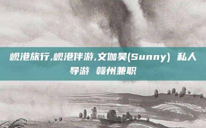 黄冈岘港旅行,岘港伴游,文伽昊(Sunny) 私人导游 赣州兼职